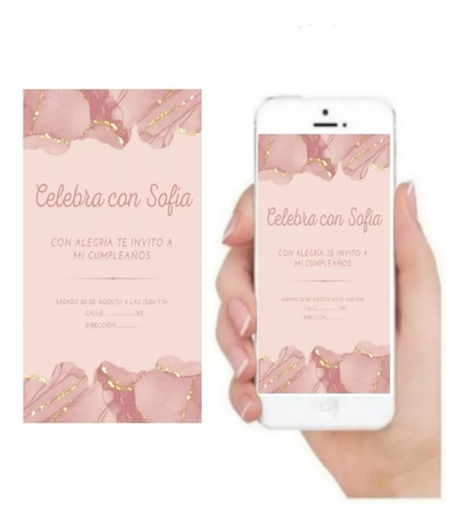 Tarjeta Invitación Digital Interativa Con Gps Y Whatsapp 1