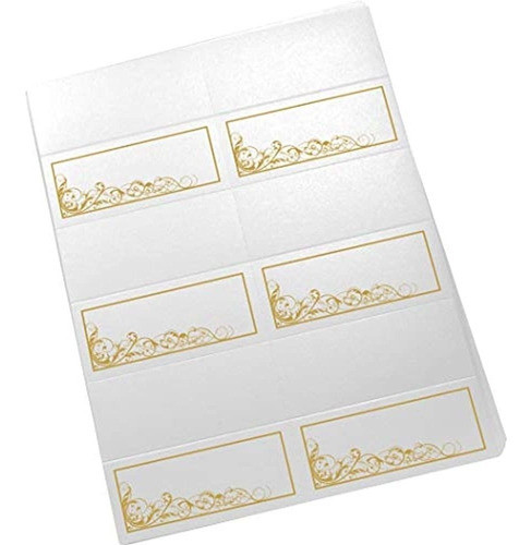 Garabatos Tarjetas De Lugar Imprimibles En Remolino Vintage, 1