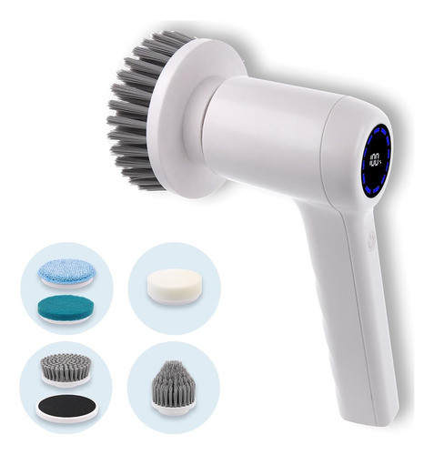 Fregadora Eléctrica 80w - Fregadora Eléctrica 5 Cabezales - 0