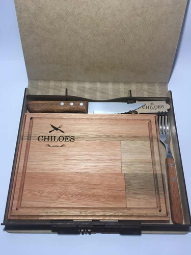 Set Asado C/grabado Personalizado Cubiertos Tramontina 1