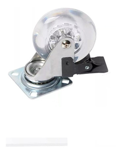 Rueda De Silicona Con Freno 75 Mm Precio Por Unidad 1