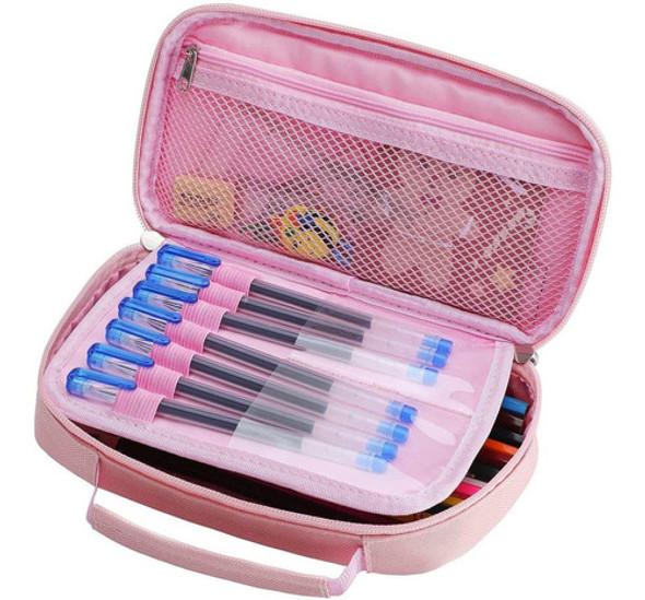 Estuche De Gran Capacidad Con Cremalleras Dobles 0