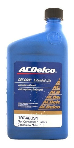 Liquido Anticongelante Rojo Rosa Ac Delco X 1 Litro 0