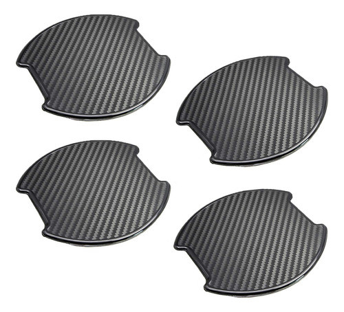 Worcas 4 Piezas De Fibra De Carbono Tpu Como Mango De Puerta 0