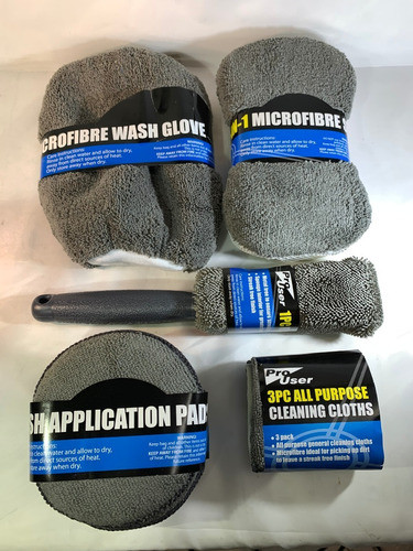 Pack Cuidado Lavados Autos Microfibras Esponjas Auto P245 1