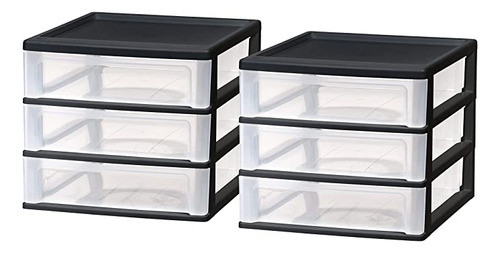 Iris Usa Cdd-x3 Organizador De Escritorio De 3 Cajones De P. 0