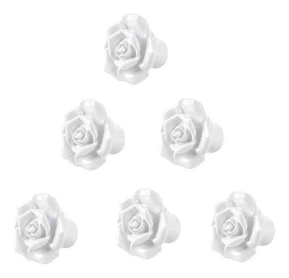6 Tiradores De Ceramica / Porcelana (1klwr7zm) 1