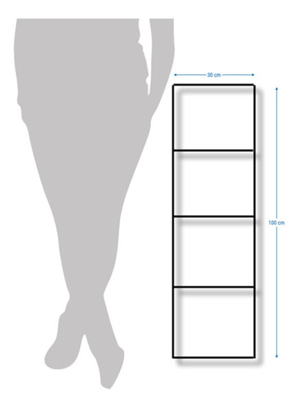 Soporte Para Plantas Trepadoras En Columna Pared Negro 30cm 1