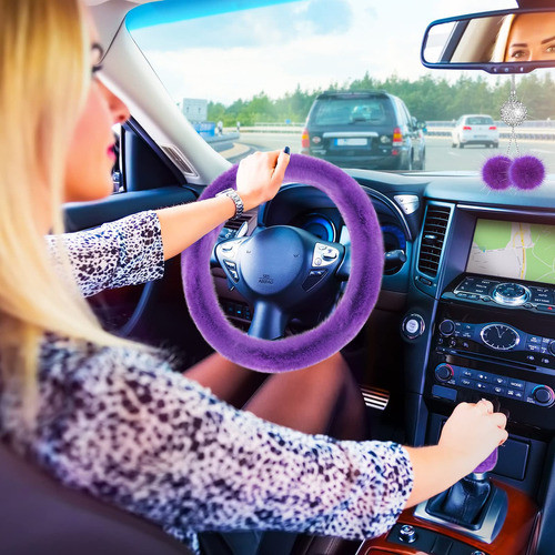 Juego De 6 Piezas De Accesorios Suaves Para El Volante Del C 1