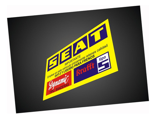 Calco Auto Seat / Liquido De Frenos 0