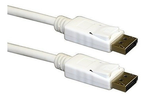 Cable Qvs Dp15wh Displayport 15 Blanco 0