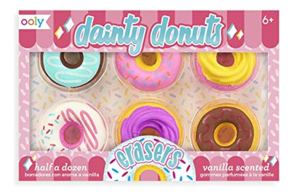 Ooly, Gomas De Borrar Con Aroma A Vainilla Dainty Donuts, Út 0