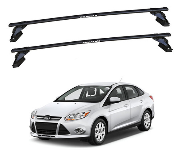 Barras De Techo Eqmax Acero Ford Focus H/s 2010-2013 Negro 0