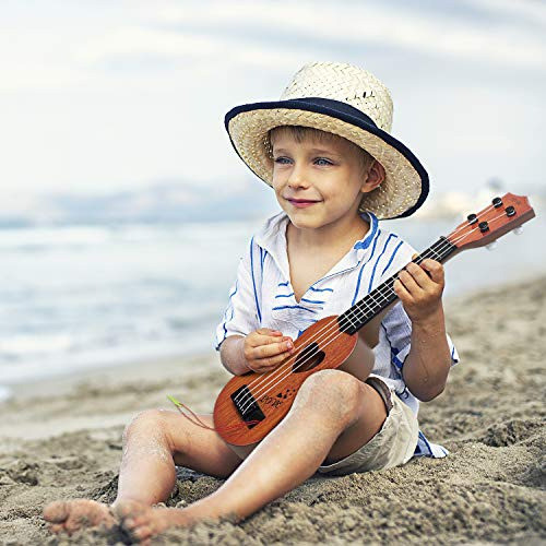 Ukelele Para Niños Clasica (marron) Con Armonica Adicional 1