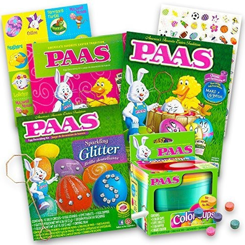 Paas Easter Egg Decorating Kit Variety Pack. Paquete De 4. ( 0