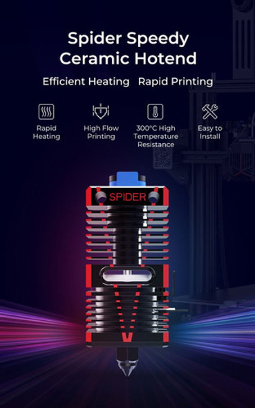 Hotend Creality Spider Cerámica Alto Flujo Y Temp 1