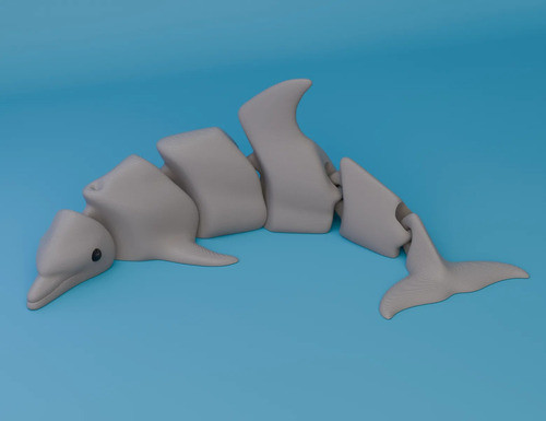Figura Articulada Delfin - 16 Cm De Largo 1