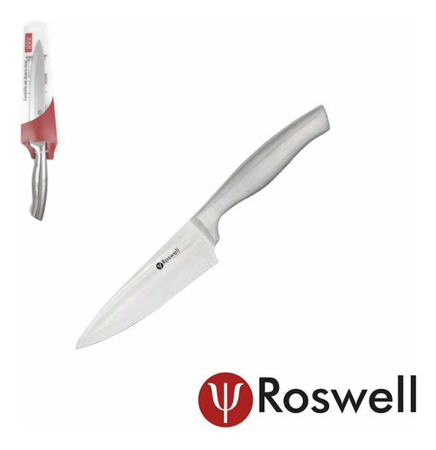Cuchilla 6¨ Acero Inoxidable Pieza Entera Roswell 29cm Mango 1