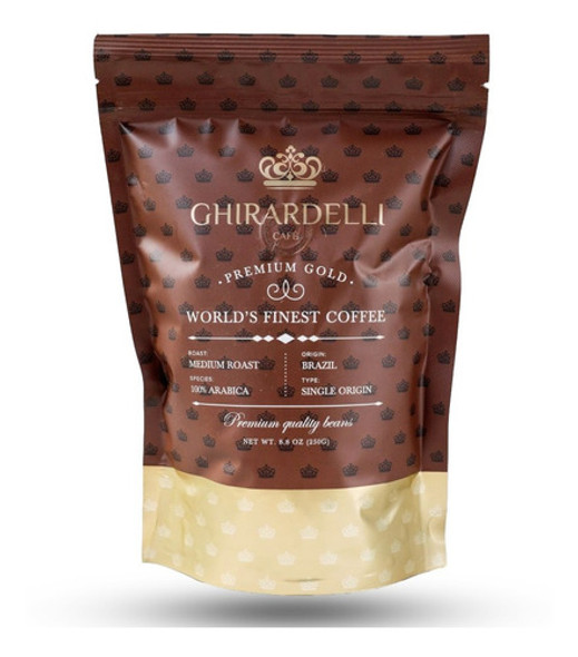 Café Ghirardelli Premium Brasil Tostado Molido O Grano 250g 0 Café Ghirardelli Premium Brasil Tostado Molido O Grano 250g 0