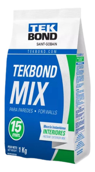 Enduido Repara Grietas Agujeros 1kg Tek Bond 0 Enduido Repara Grietas Agujeros 1kg Tek Bond 0