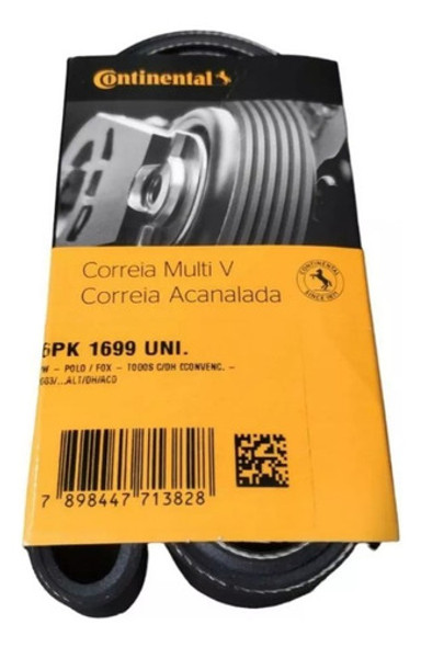 Correa Poli V Contitech Vw Fox Suran 6pk 1699 1