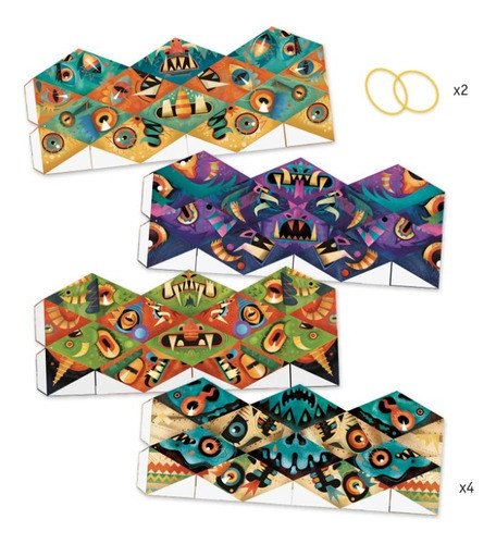 Caleidociclos De Monstruos Djeco 4 Unidades +7 Años 1