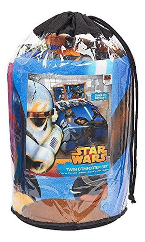 Star Wars Rebels Comforter Juego De 3 Piezas Reversible Twin 0