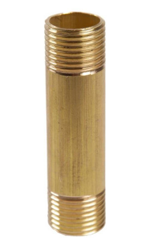 Niple De Bronce Roscado Macho De 1/2 X 15 Cm 0