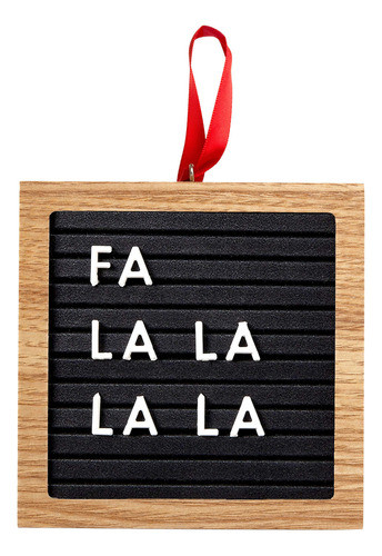 Pearhead Juego De Adornos Para Tablones De Letras Navidenos, 0