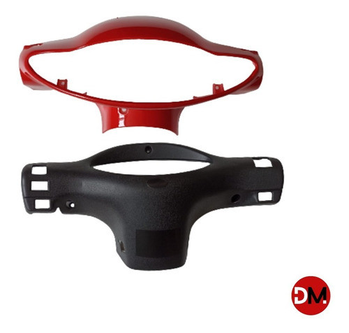 Carcasa De Farol Roja + Carcasa De Tablero  Max P110 Vital 1