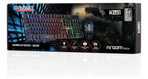 Teclado Y  Mouse Gamer Usb 0