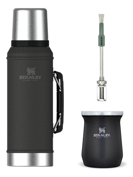 Kit Stanley Termo Classic 0,94l,  Mate Y Bombilla Spring 0 Kit Stanley Termo Classic 0,94l,  Mate Y Bombilla Spring 0