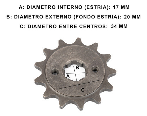 Piñon De Transmision Guerrero Magic 200 Creuso 1