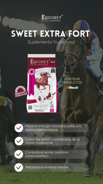 Suplemento Energético Caballos, Equidiet Sweet Extra Fort 1