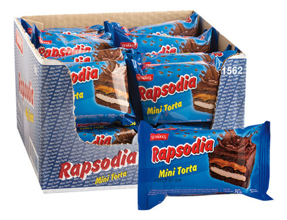 Mini Torta Rapsodia (tipo Bizcochuelo) De Dulce De Leche X20 0