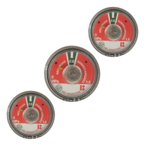 Manometro 1.4 Mpa Para Matafuegos De 1 - 2,5 - 5 - 10 Kg X20 1