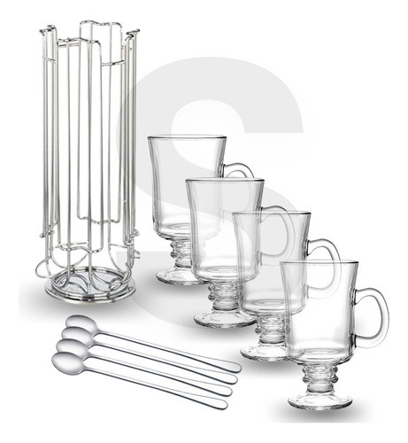 Dispensador 24 Dolce Gusto + 4 Tazas + 4 Cucharas Tramontina 0