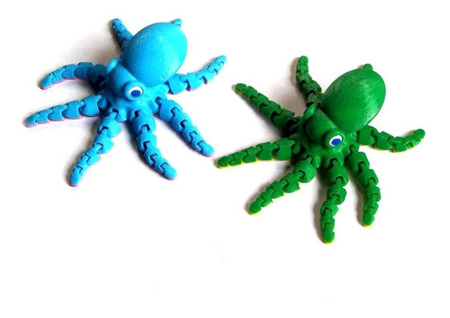 3 Pulpos Articulados Impresión 3d Pulpito Colores A Elección 1