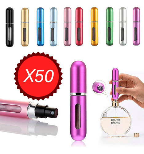 X50 Mini Perfumero Portátil Recargable 5ml Atomizador 1