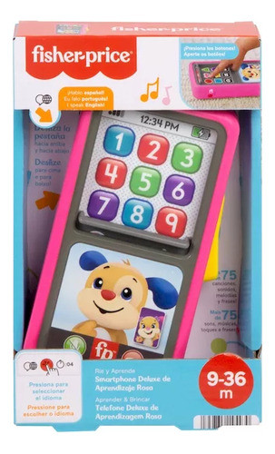 Smartphone De Aprendizaje Deluxe Fisher Price Rosa 1