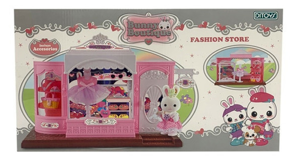 Play Set Bunny Boutique Con Accesorios Original Ditoys 1