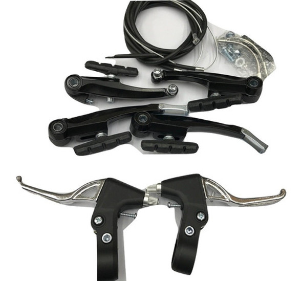 Kit De Freno V-brake De Aluminio-c/manij Power-works!! 1