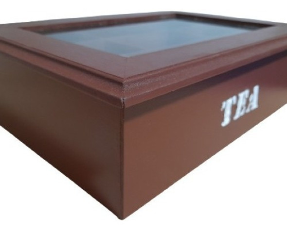 Caja De Te Madera Decorada Rustica Pintada A Mano Vintage 0 Caja De Te Madera Decorada Rustica Pintada A Mano Vintage 0