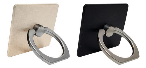 Anillo Metal Celular Smartphone Seguridad Diseño Rectangular 1