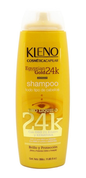 Kleno Egyptian Gold 24k Shampoo Brillo Y Proteccion 350ml 0 Kleno Egyptian Gold 24k Shampoo Brillo Y Proteccion 350ml 0