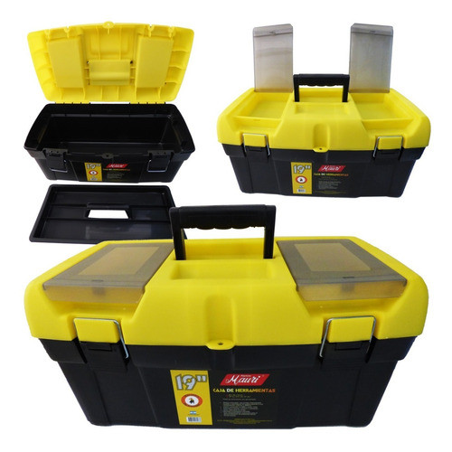 Caja De Pesca Herramientas Mauri 19 C/bandeja 49 X 26 X 25cm 0