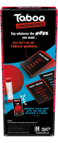 Juego De Mesa Taboo Para Adultos, 4 Jugadores, Divertido 1