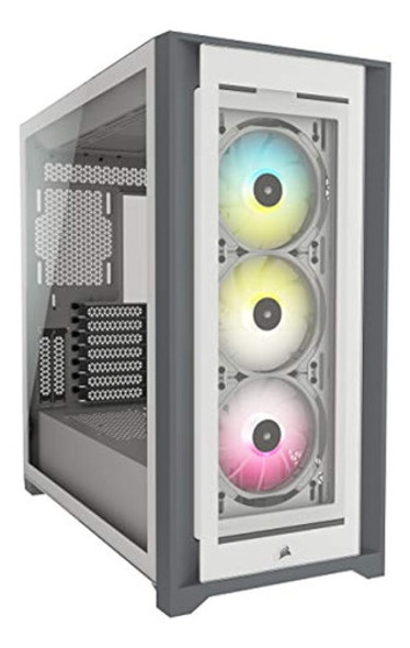 Estuche Inteligente Corsair Icue 5000x Rgb De Vidrio Templad 0