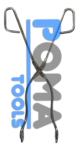 Pinza Tijera Mil Usos 21,5 Cm Cromada Facturas Parrilla Czx 0