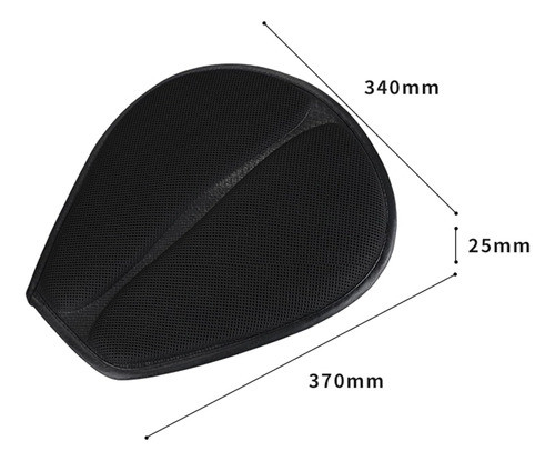 Almohadilla Asiento Motocicleta 5 Capas Absorbe Golpes 1
